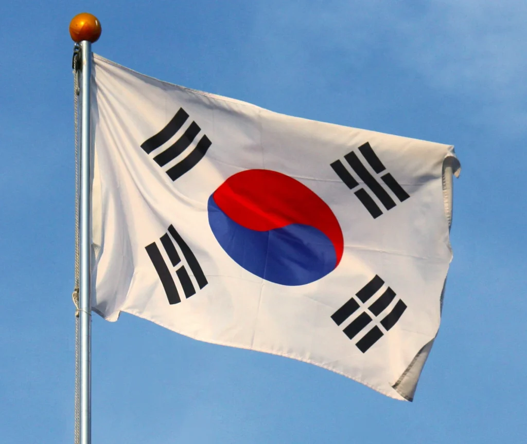 bendera korea